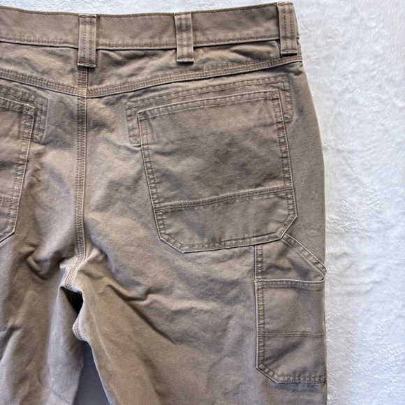 LL Bean Katahdin Iron Works Nor'easter Utility Canvas Pants Men 42 x32 Carpenter - Picture 10 of 14